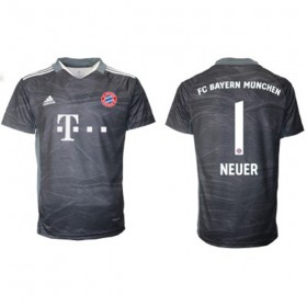 Jalkapallo Pelipaidat FC Bayern München Maalivahti Manuel Neuer 1 Vieraspaita 2021-2022 Lyhythihainen